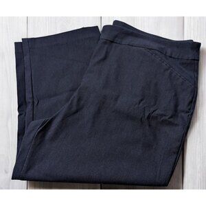 NWOT Time & Tru Capris Plus Size XXL 20 Stretch Navy Cropped Pants‎ Blue Pockets